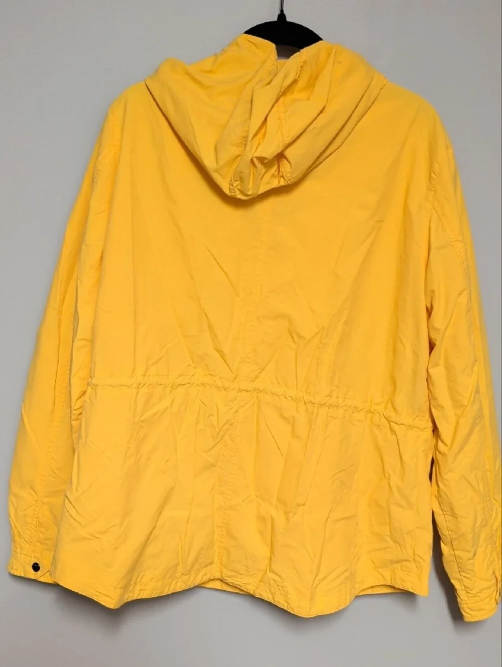 J. Crew Canary Yellow Hooded Jacket
